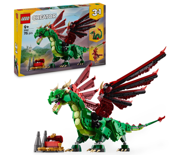 LEGO Creator 3 w 1 31161 Średniowieczny smok - 1283663 - zdjęcie